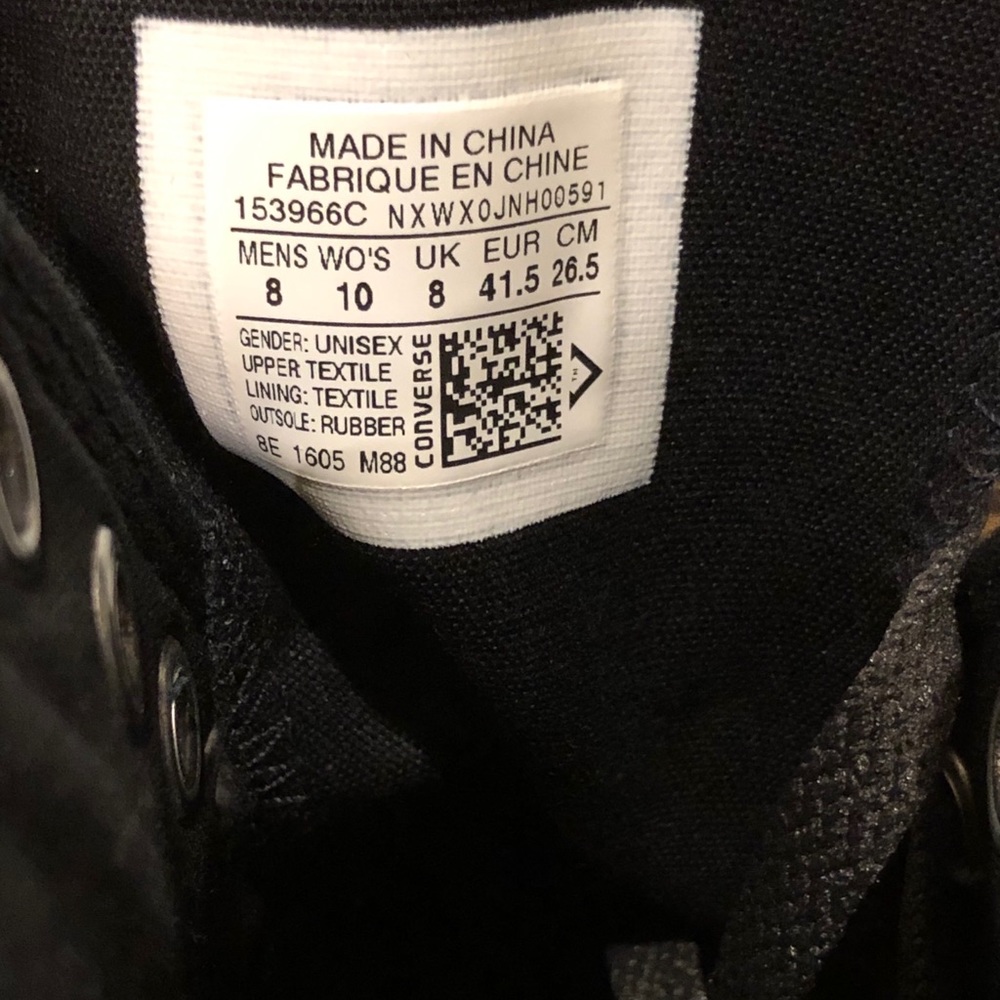 Converse CTAS High NWT men’s 8 - Picture 9 of 10